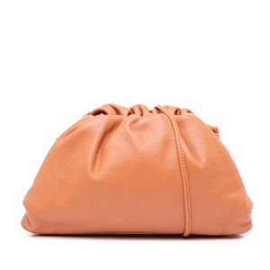 Pre-Loved Bottega Veneta Lambskin The Mini Pouch Crossbody